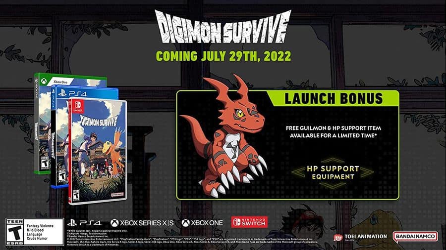 Digimon survive how to get guilmon