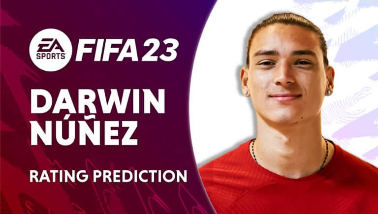 FIFA 23 Darwin Nunez rating prediction