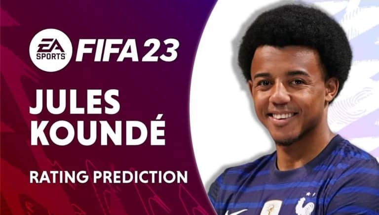 FIFA 23 Jules KoundE rating prediction