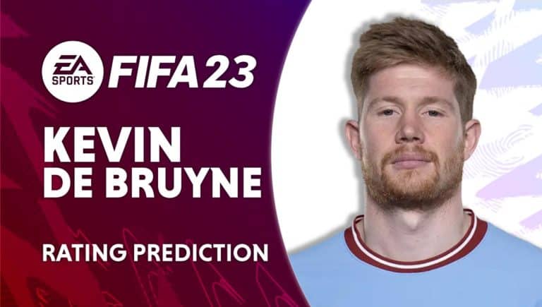 FIFA 23 Kevin De Bruyne rating prediction
