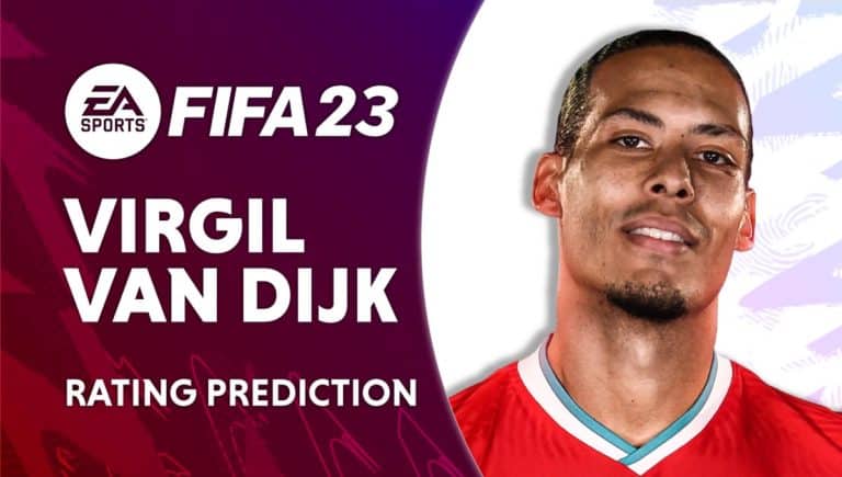 FIFA 23 Virgil Van Dijk rating prediction