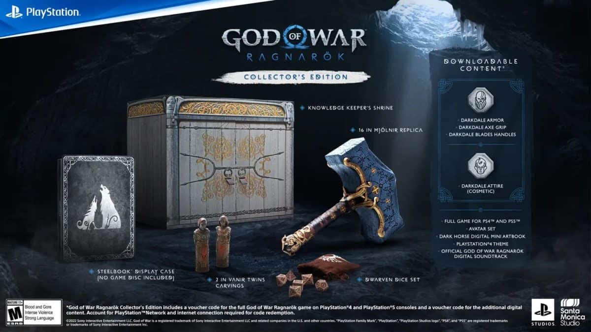 God of war ragnarok pre order collectors edition