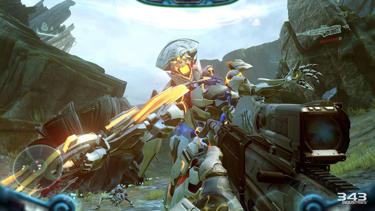 In-game screenshot of Halo 5: Guardians from The Verge