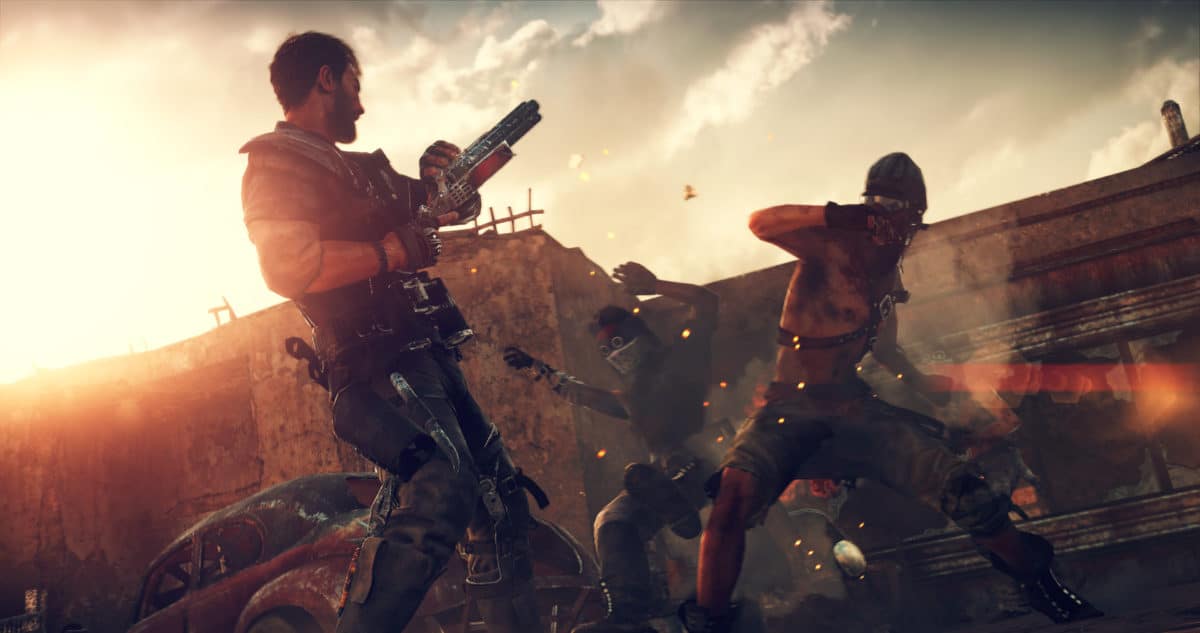 Screenshot of Mad Max from Steam during in-game combat