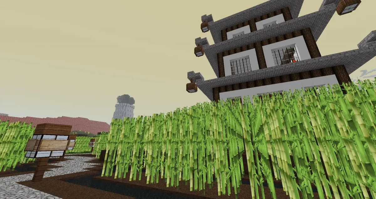 How to create a Bamboo Farm on Minecraft.