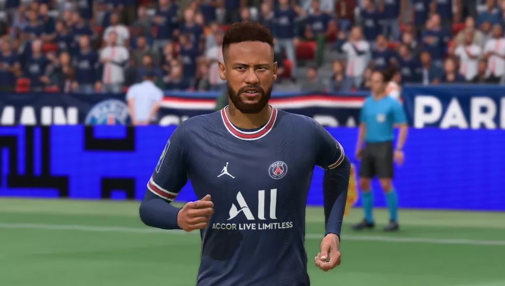 Neymar Jr. plays for Paris Saint Germain in FIFA 22
