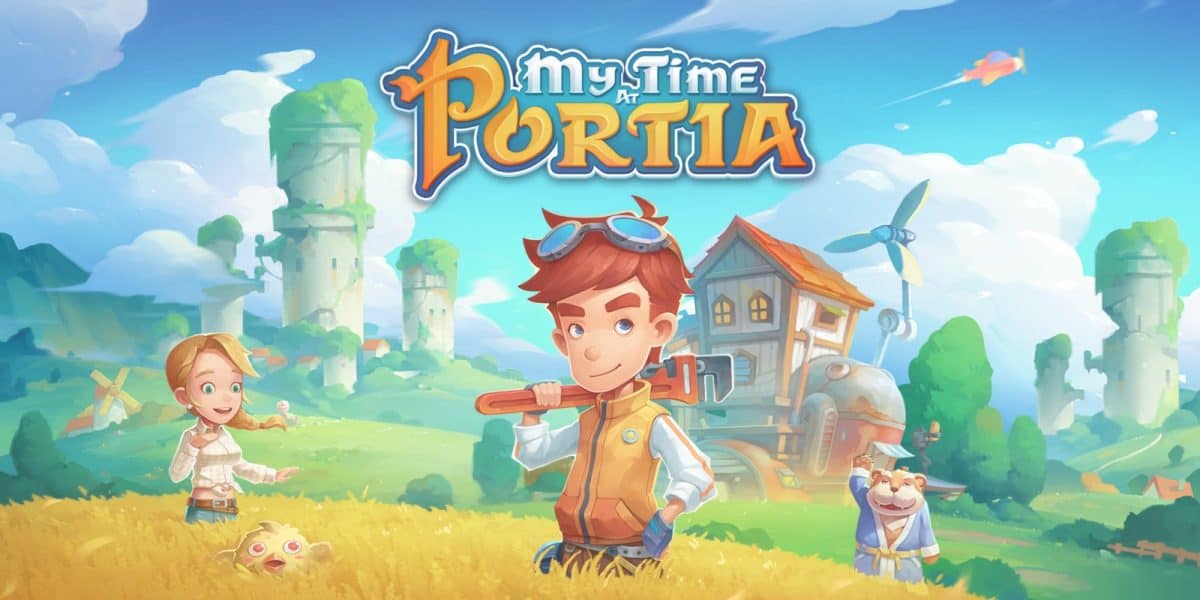 Cover of My Time at Portia from Nintendo for the Switch, 2019