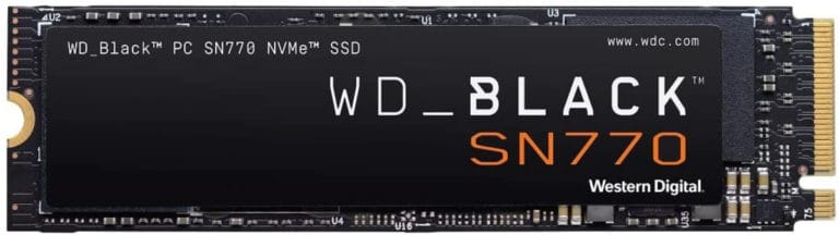 WD BLACK 1TB SN770 M.2 2280 PCIe Gen4 NVMe