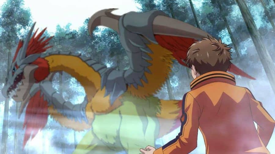 digimon survive falcomon diatrymon digivolve Agumon Karma