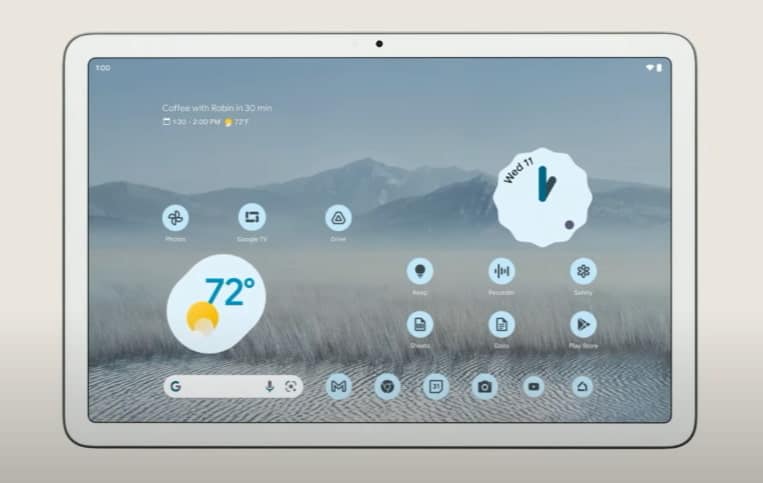 google pixel tablet release date