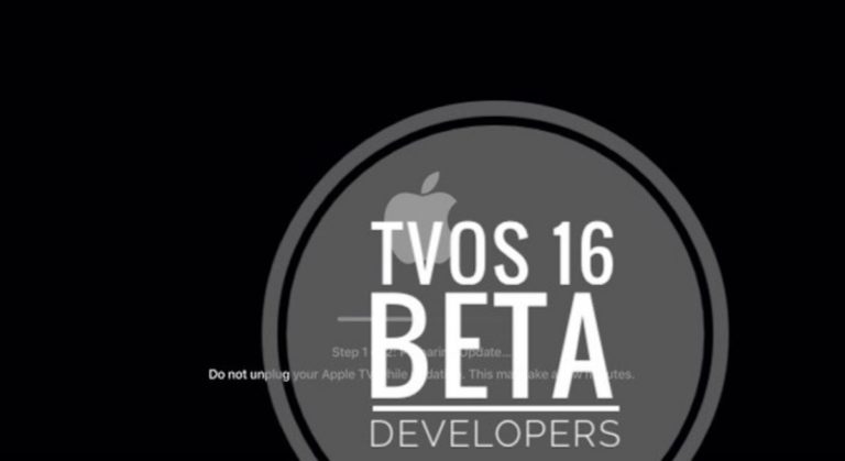 tvOS 16 Beta 4 tvOS 16 Developer Beta 4 tvOS Public Beta 2
