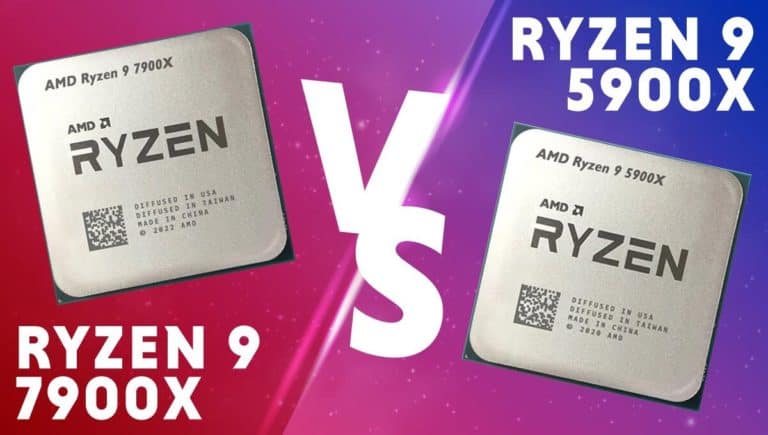 AMD Ryzen 9 7900X Vs Ryzen 9 5900X