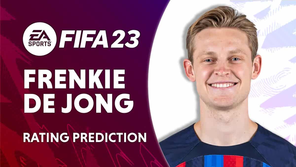 FIFA 23 Frankie De Jong rating prediction