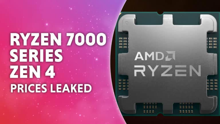 Ryzen 7000 series prices leaked