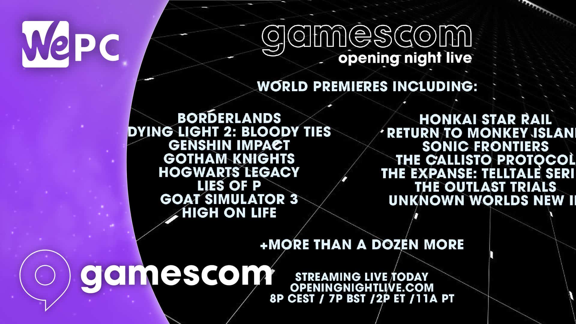 LIVE BLOG: Gamescom Opening Night Live 2022