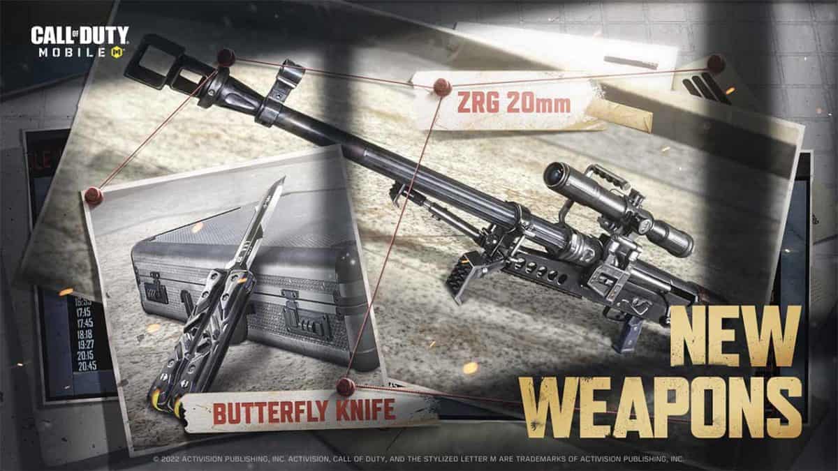Call of Duty Mobile Season 8 New Weapons