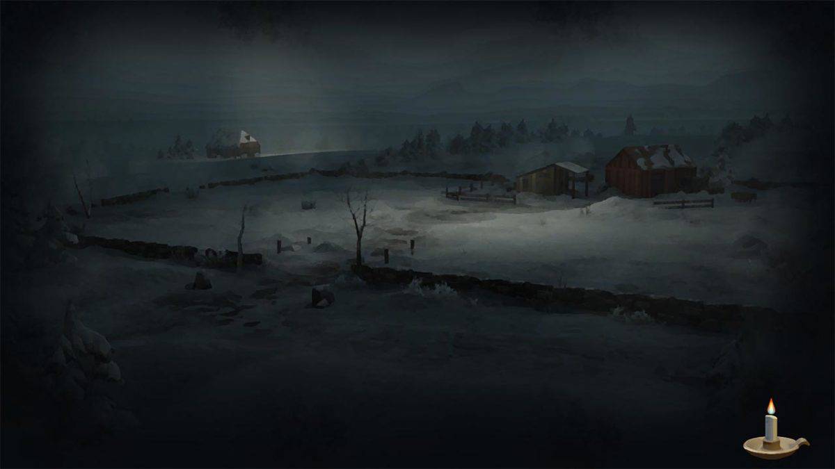 Gerda a Flame in the Winter Cold Scenery Loading Screen