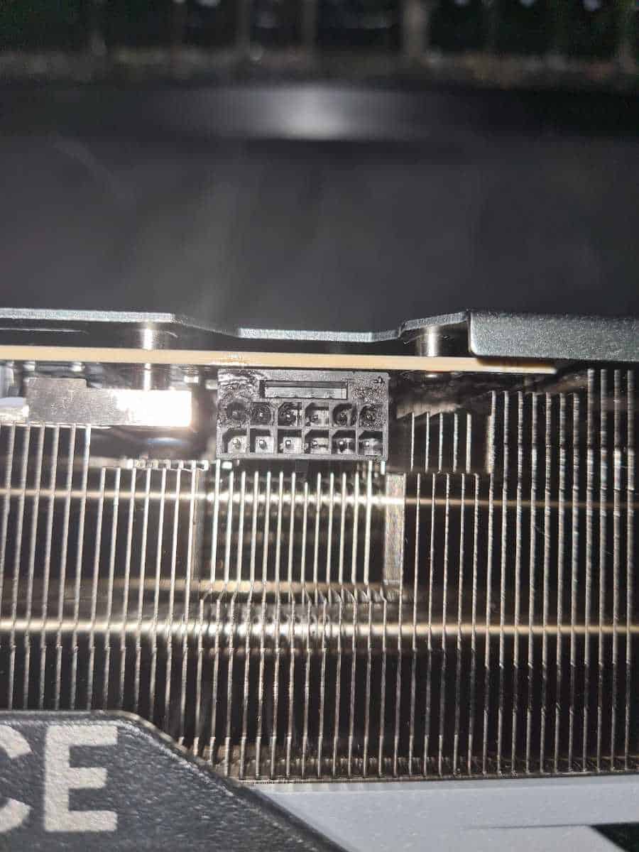 Burnt 12vhpwr connector on GPU