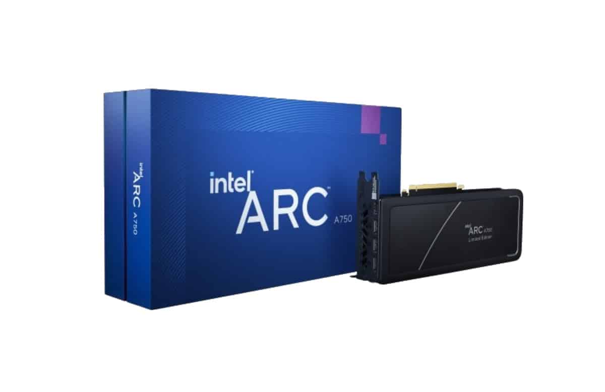 Intel Arc A750 box