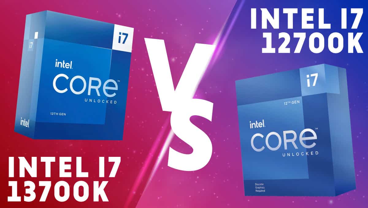 Intel Core i7-13700K vs i7-12700K  