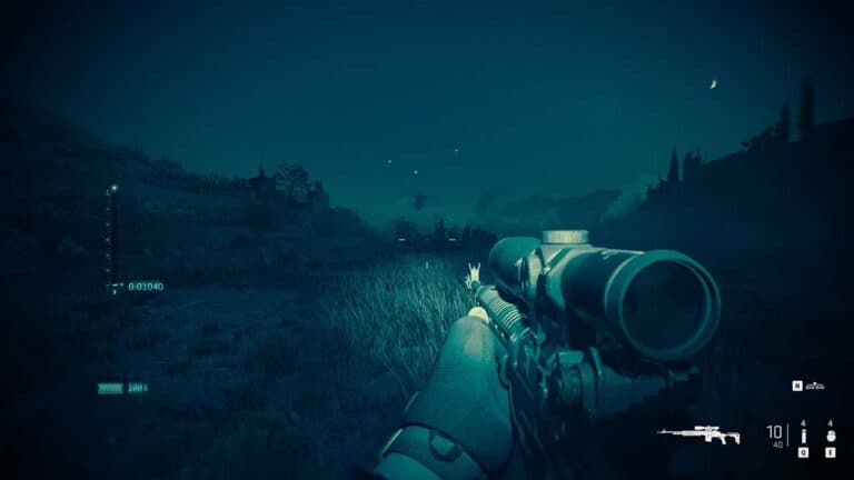 Modern Warfare 2 Nighttime Sniper Screenshot