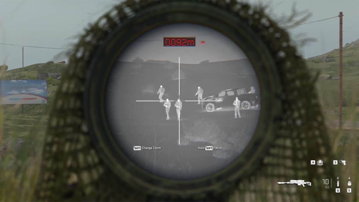 Modern Warfare 2 Sniper SIghts Screenshot