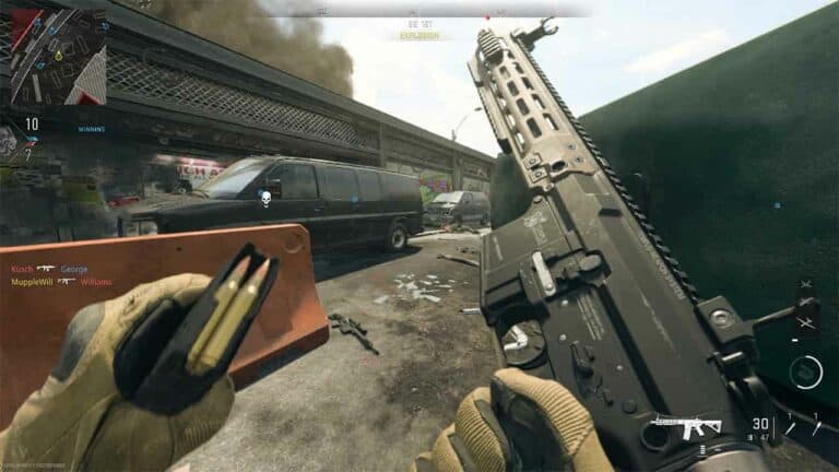 Modern Warfare 2 inspect Weapons command screenshot