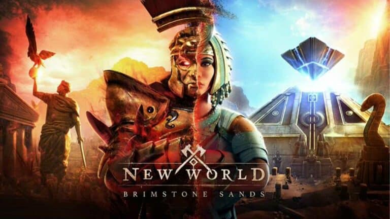New World Update Brimstone Sands Key Art