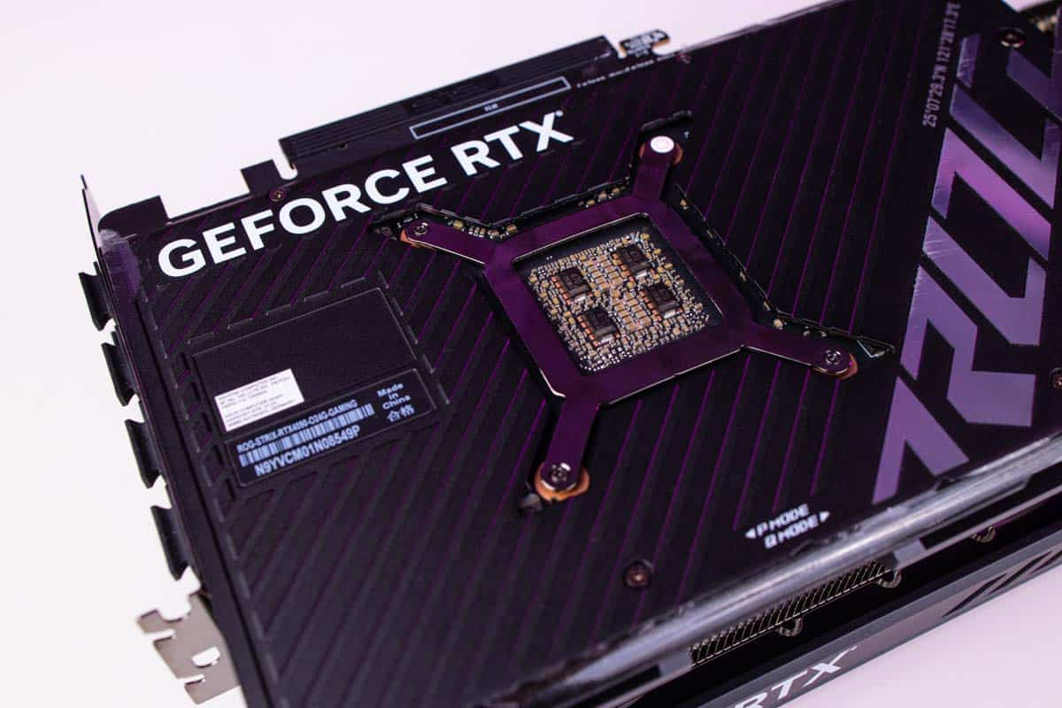 ROG Strix RTX 4090 backplate