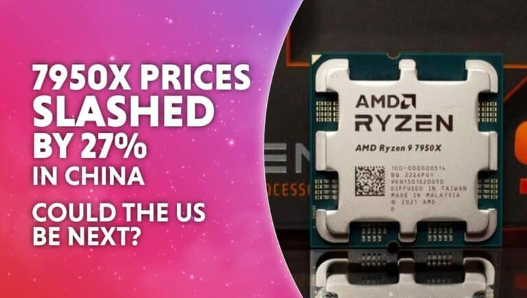 AMD Ryzen 9 7950X prices slashed by 27 in china could the US be next