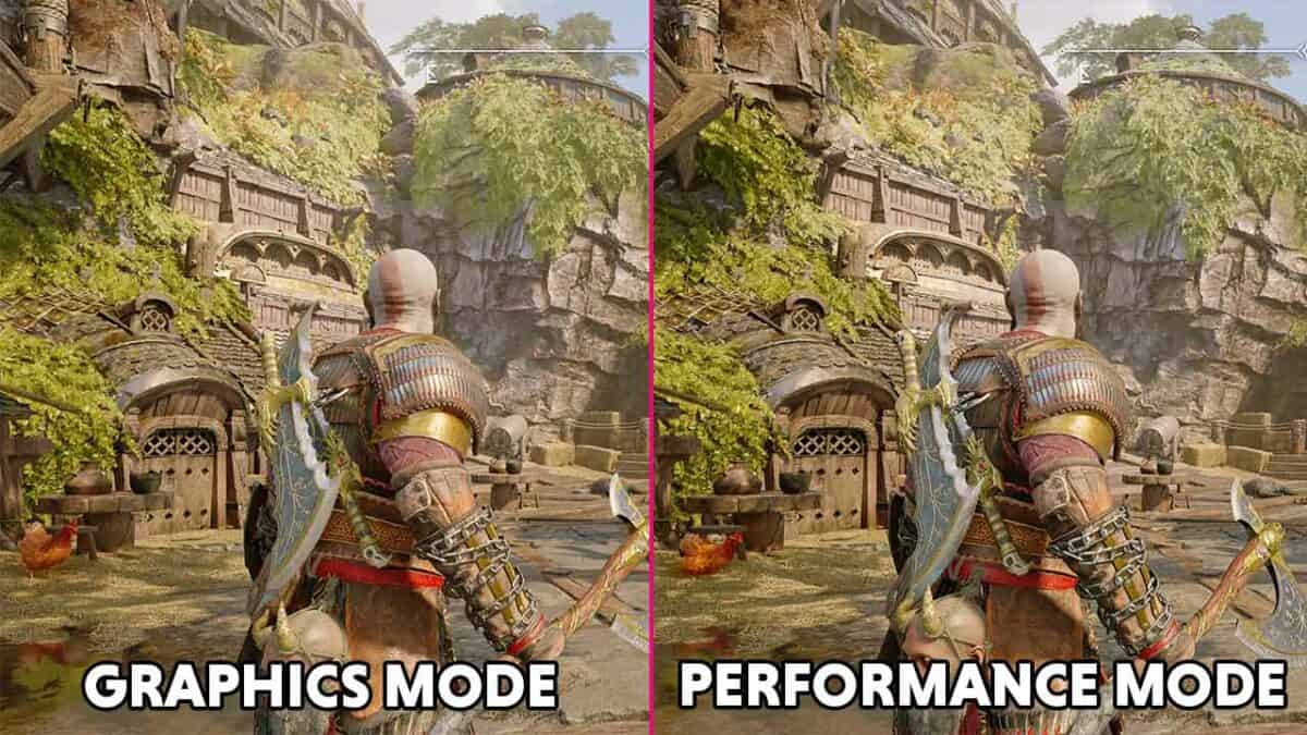 God of War Ragnarok graphics modes explained