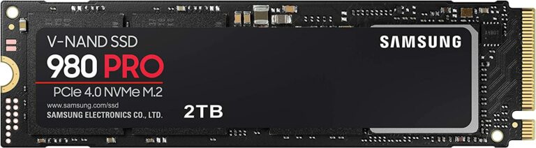 SAMSUNG 980 PRO SSD 2TB PCIe NVMe Gen 4 M.2 Internal Solid State Hard Drive