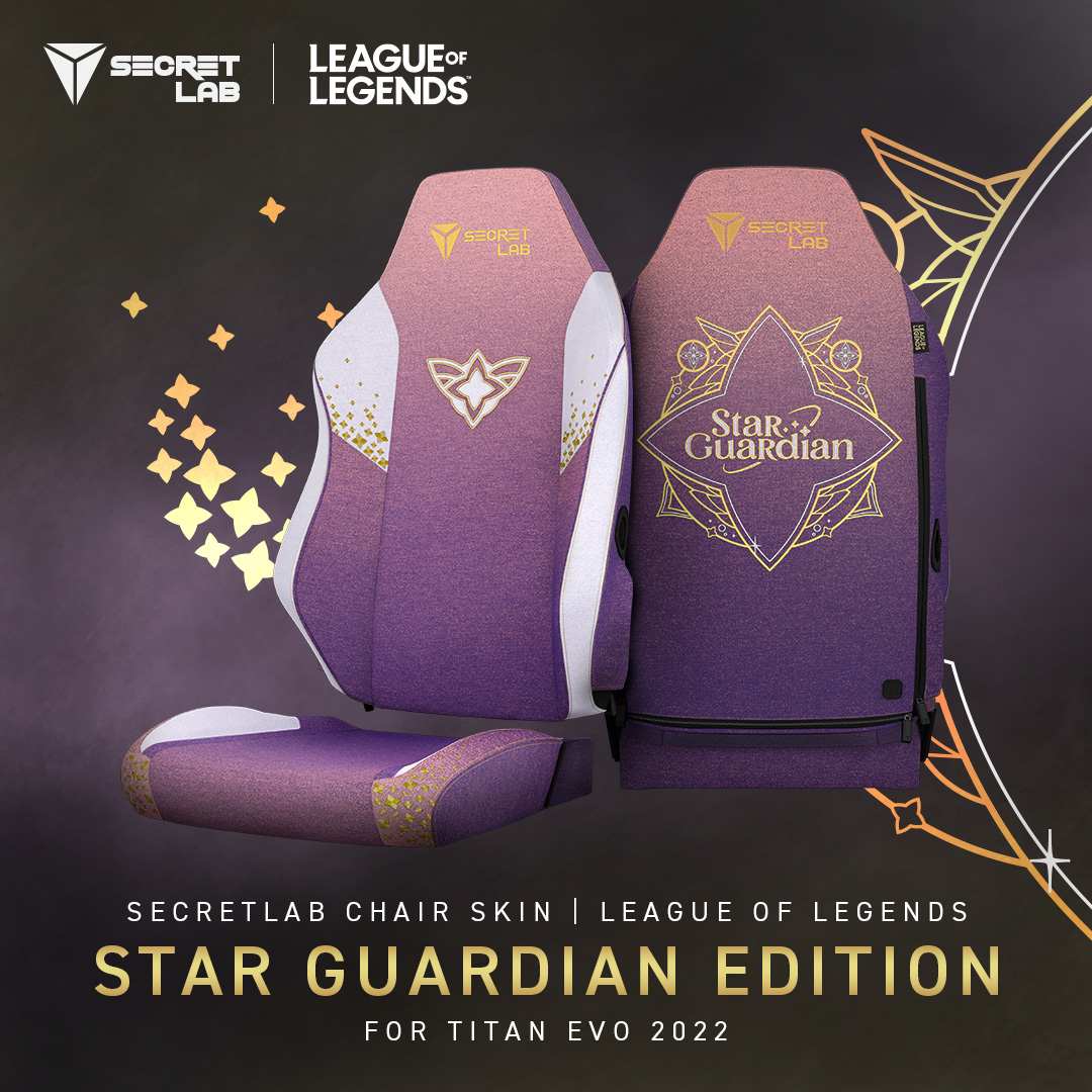 Secretlab Chair Skin League of Legends Star Guardian Edition
