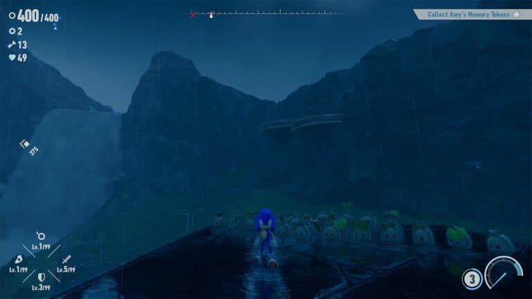 Sonic Frontiers in the Rain Screenshot