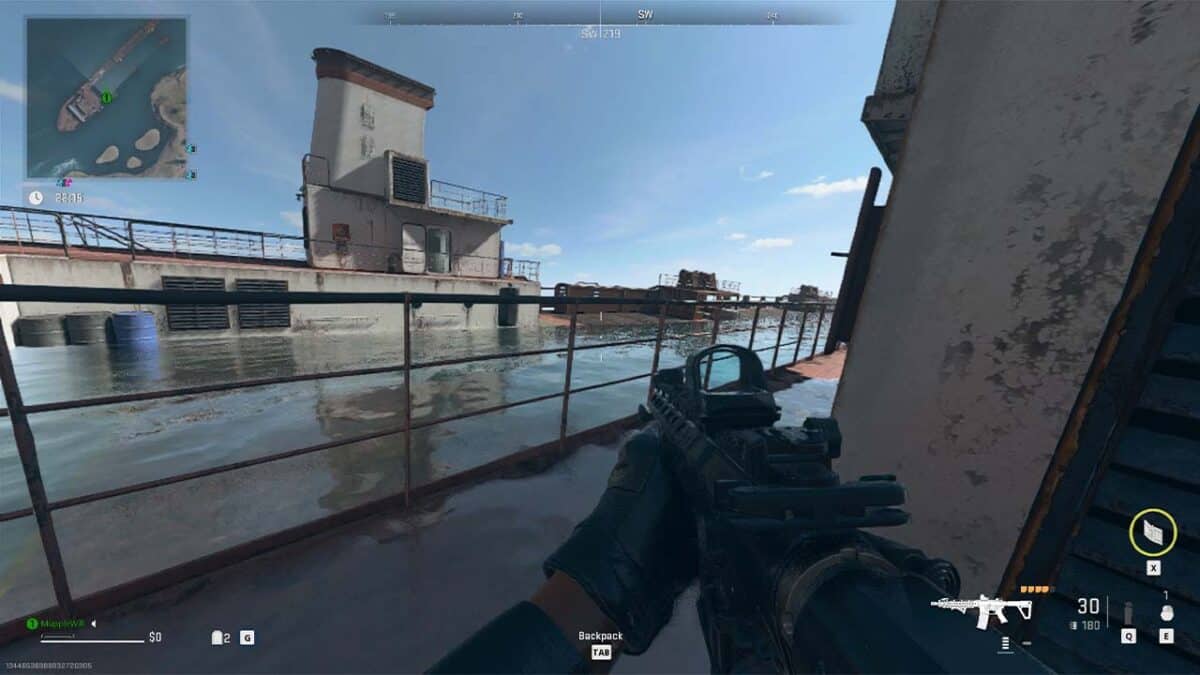 Warzone 2 Solo DMZ Run Screenshot on a Ship