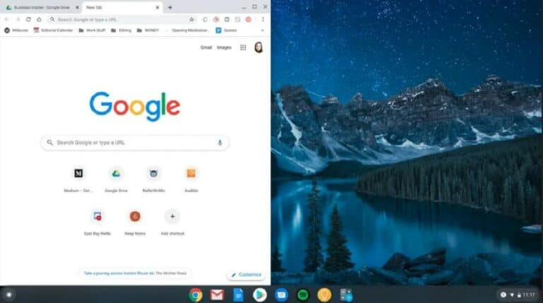 How to share the screen on a Chromebook