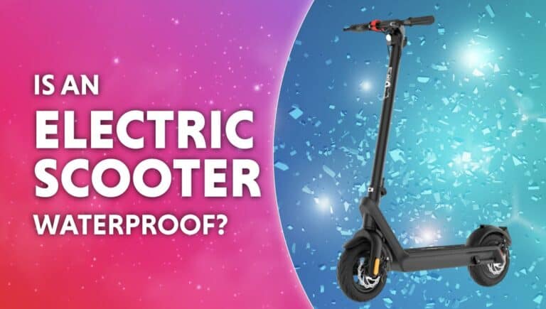 is an electric scooter waterproof