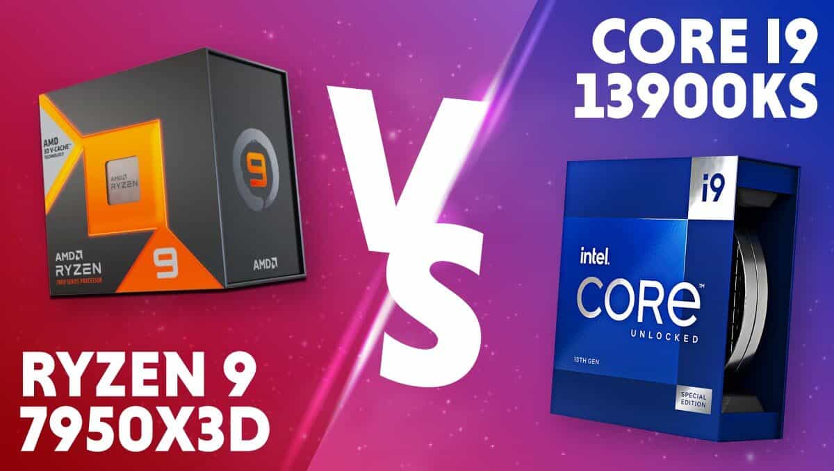 AMD Ryzen 9 7950X3D vs Core i9 13900KS