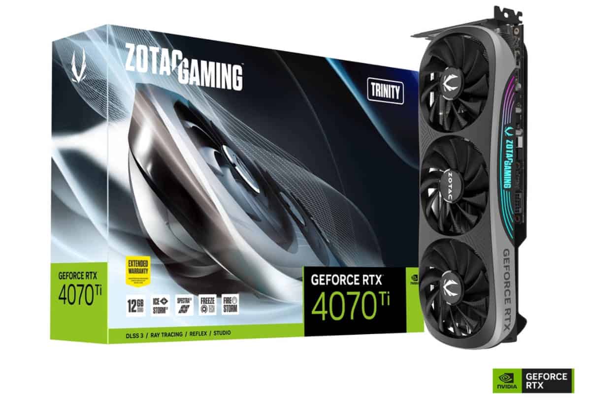 ZOTAC GeForce RTX 4070 Ti Trinity