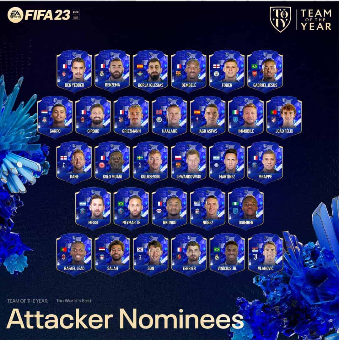 FIFA 23 TOTY English Premier League nominees