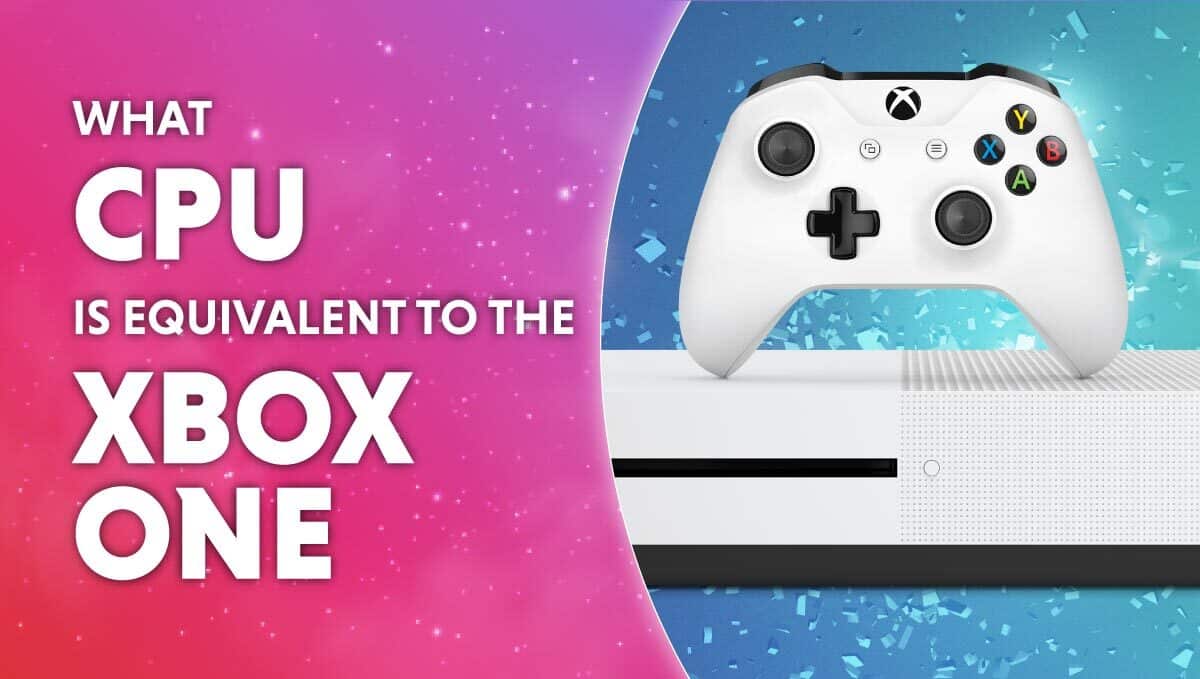 Xbox one on sale s cpu