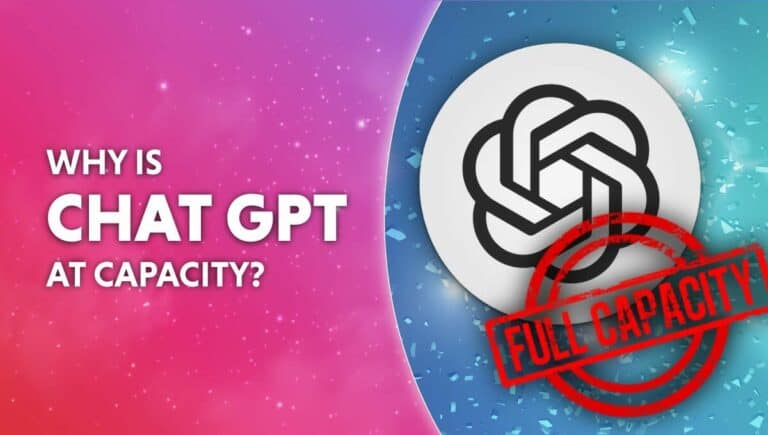 why is chat gpt at capacity