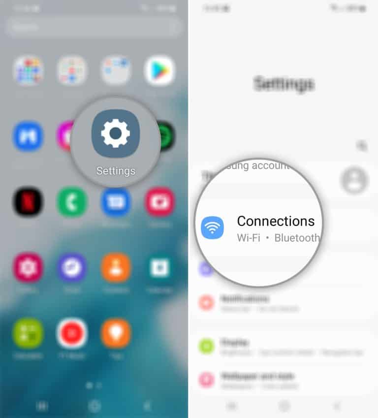 How to connect Bluetooth device on Samsung Galaxy S23 Galaxy S23 Bluetooth method 1 step 1