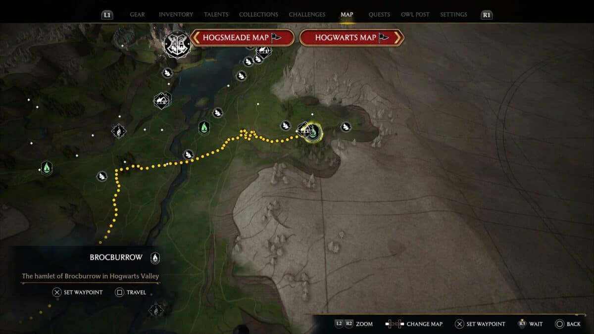 brocburrow hogwarts legacy world map