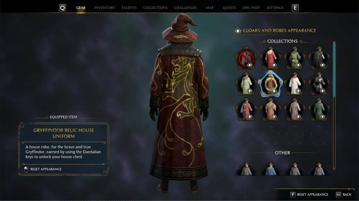 How to get house robes in Hogwarts Legacy WePC