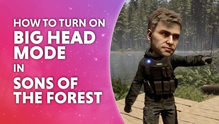 how to turn on big head mode in sons of the forest alt