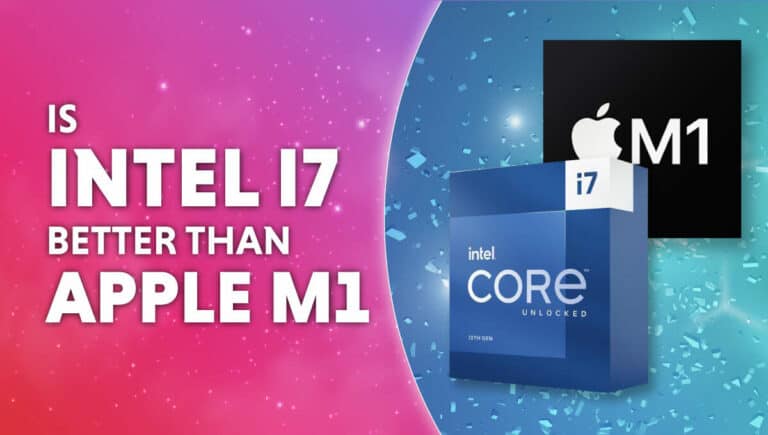 is intel i7 better than m1