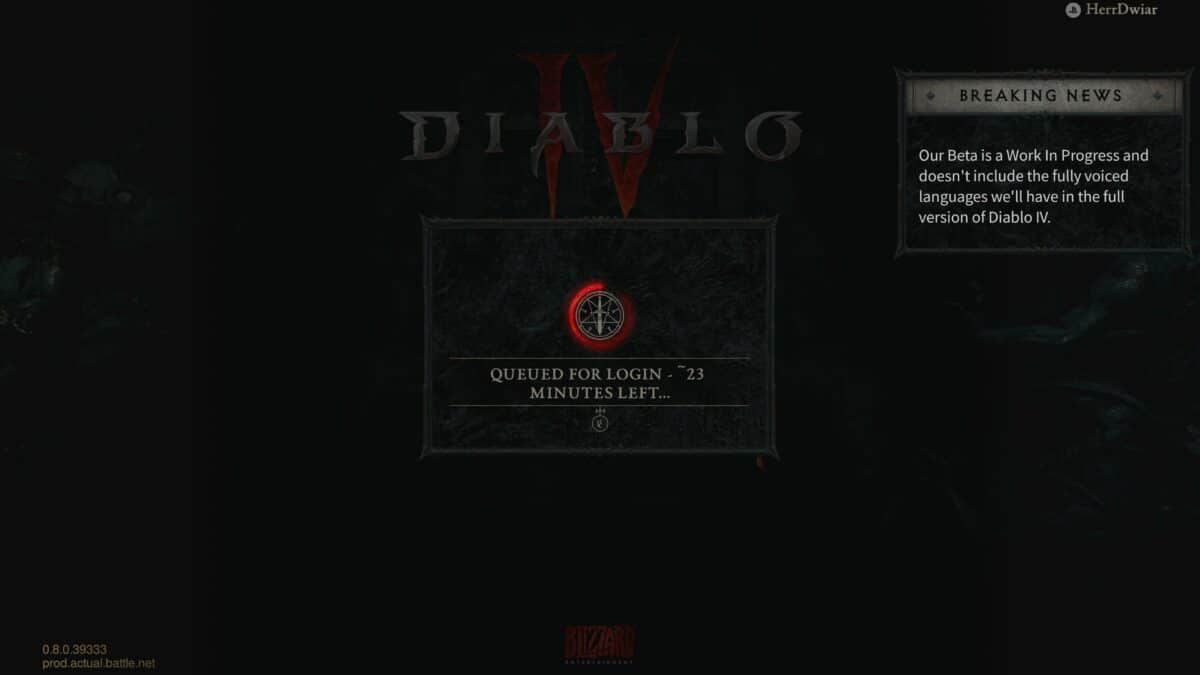 Fans have spotted the Diablo 4 beta on Battle.net launcher