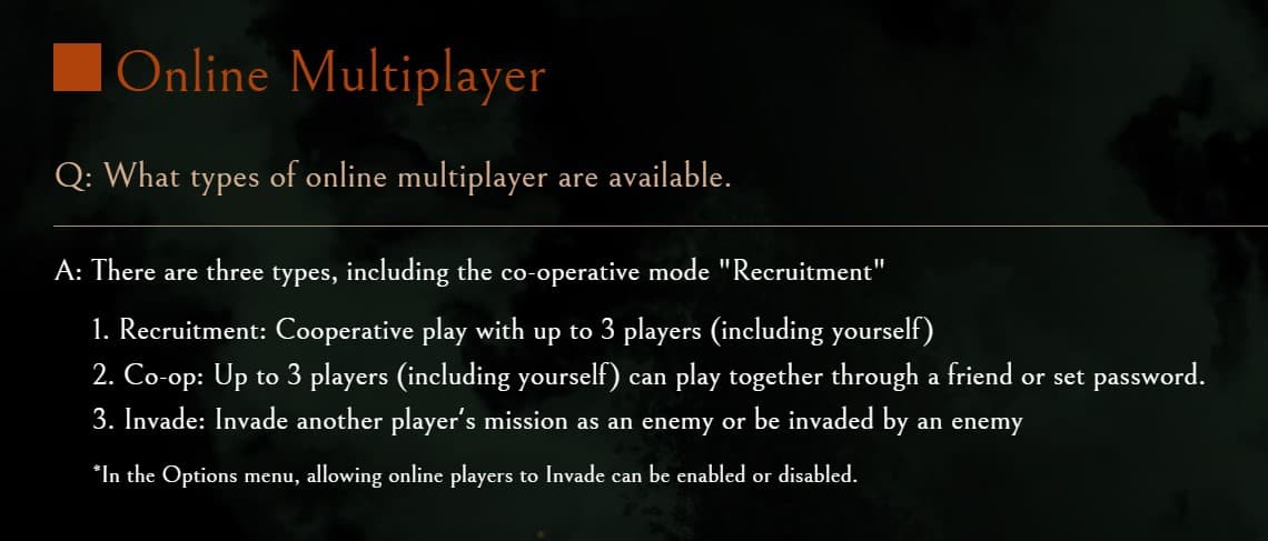 wo long fallen dynasty online multiplayer FAQ