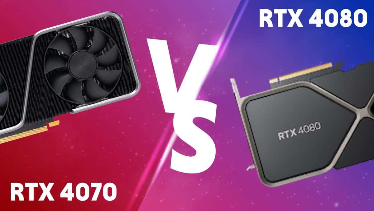 RTX 4070 vs RTX 4080